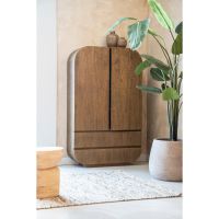 Eleonora King wandkast hout - naturel