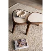 Eleonora Fred salontafel organisch groot - naturel/marmer