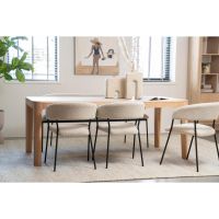 Eleonora Eettafel Harvey - eikenhout - 200x100 cm