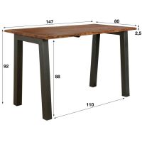 Elias bartafel 147 cm