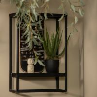 Woood Febe wandrek verticaal metaal zwart