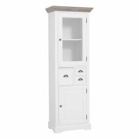 Fleur vitrinekast - 66 cm - wit