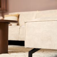 MySofa Floris 2,5 zits + Divan rechts - beige velvet