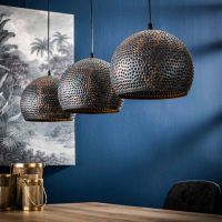 Fraaai Hades hanglamp zwart/bruin 3L