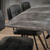 Hemlock eettafel beton 190 cm  - OUTLET B