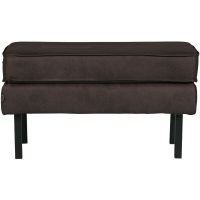 Rodeo hocker op poten lederlook