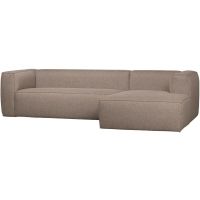 Bean hoekbank rechts incl. kussens gemêleerd