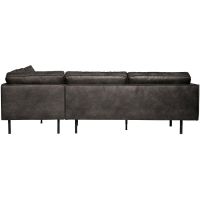 Rodeo hoekbank rechts eco leer