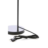 Lukaro tafellamp 35x20x51,5 cm - glas smoke+mat zwart