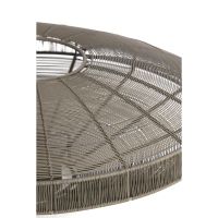 Bahala plafonnière Ø51x18 cm - mat zwart