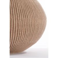 Vallerie vaas deco Ø35x26,5 cm - lichtbruin - OUTLET B