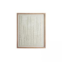 Light & Living Haipa wandornament 74x2x90 cm - papier-maché crème