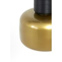 Chania hanglamp Ø20x33 cm - mat zwart-antiek brons