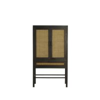 Light & Living Nipos kast met lade 90x45x160 cm - mangohout donkerbruin