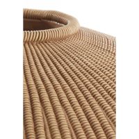 Vallerie vaas deco Ø35x26,5 cm - lichtbruin - OUTLET B