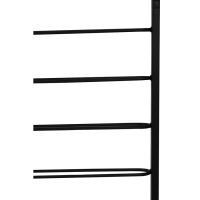 Macaben wijnrek 8 flessen 42x6x120 cm - zwart