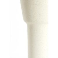 Alsacia vaas deco Ø22x46 cm - keramiek mat crème
