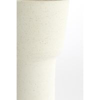Alsacia vaas deco Ø19x38 cm - keramiek mat crème