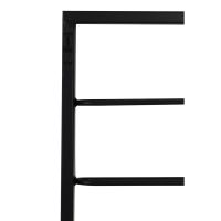 Macaben wijnrek 8 flessen 42x6x120 cm - zwart