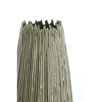 Kopra vaas deco Ø30,5x65 cm - keramiek donkergroen