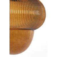 Light & Living Ovnis hanglamp Ø35x40 cm - glas bruin