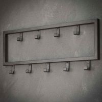 Fraaai Kapstok industrieel 9 haken - 50 cm