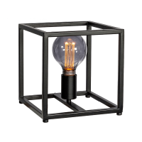 Jadah tafellamp zwart staal 28 cm van het woonmerk Vurna