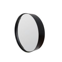 Puur Janice ronde spiegel M - zwart - OUTLET B