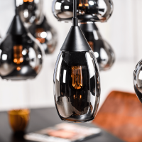Jaxine hanglamp smoke glas 8L van het woonmerk Vurna