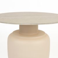 Jazmin bijzettafel 47 cm - beige