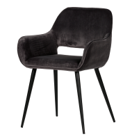 Woood Eetkamerstoel Jelle Fluweel