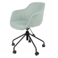 Junzo bureaustoel ribstof van het woonmerk Puur