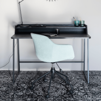 Junzo bureaustoel ribstof van het woonmerk Puur