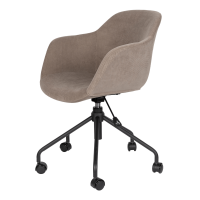 Junzo bureaustoel ribstof van het woonmerk Puur