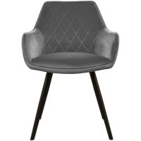 Karl eetkamerstoel velvet van het woonmerk Kick Collection