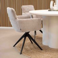 Kick Niek draaistoel - beige