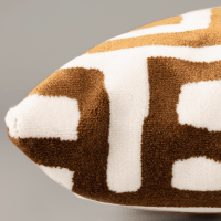 Lane kussen 45cm beige/bruin van het woonmerk Dutchbone 