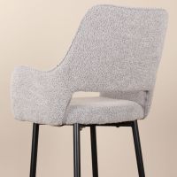 DS4U Lenon barkruk bouclé 2.0 - 75 cm  - grijs - OUTLET B