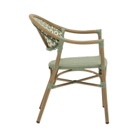 Louèn terrasstoel aluminium/kunststof groen