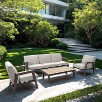 Manu loungeset - matt antraciet