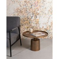 Puur Gamla salontafel antiek messing