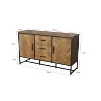 Livingfurn Accent dressoir 145 cm