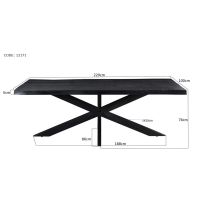 Kala spider tree top zwart 220cm