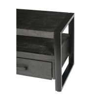 Livingfurn Norris tv-meubel 120 cm - zwart