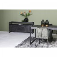 Livingfurn Norris dressoir 180 cm - zwart