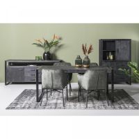 Livingfurn Norris dressoir 180 cm - zwart