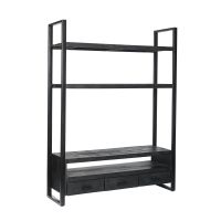 Livingfurn Norris tv-kast 150 cm - zwart