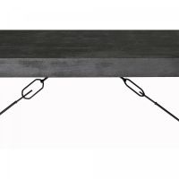 Livingfurn Norris eettafel 200x100 cm - zwart