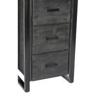 Livingfurn Norris stellingkast met lades 55 cm - zwart