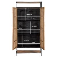 Livingfurn Sturdy wandkast 100x210 cm
